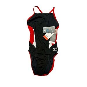 New With Tags Speedo Endurance+ Competition Racing‎ Suit Womens 24 Crossback